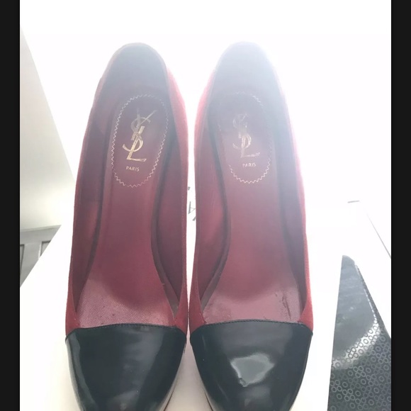 Authentic Yves Saint Laurent heels, sole added - Picture 3 of 4